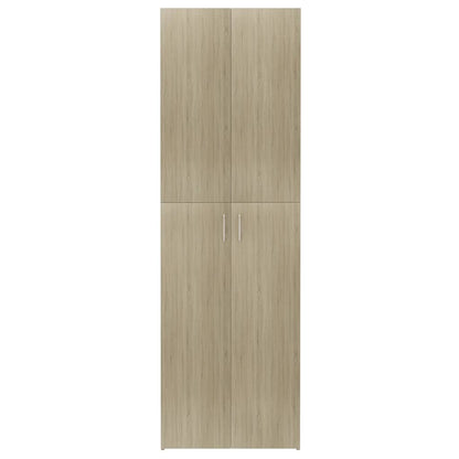 800300 vidaXL Office Cabinet Sonoma Oak 60x32x190 cm Engineered Wood