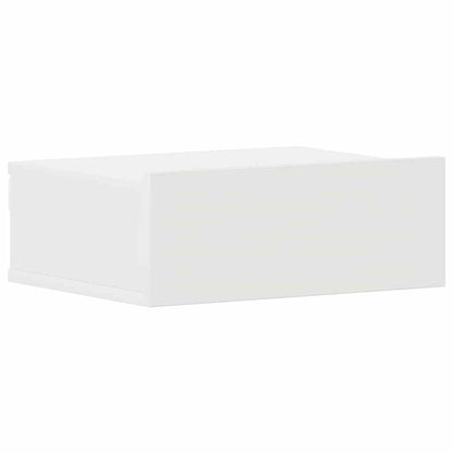 800307 vidaXL Floating Nightstands 2 pcs White 40x30x15 cm Engineered Wood