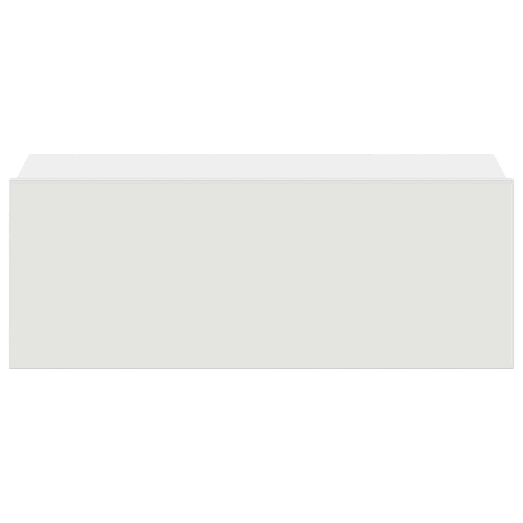 800307 vidaXL Floating Nightstands 2 pcs White 40x30x15 cm Engineered Wood