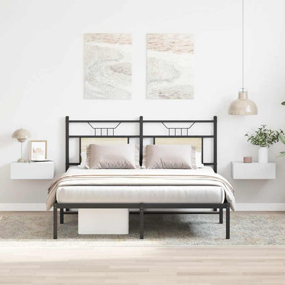 800307 vidaXL Floating Nightstands 2 pcs White 40x30x15 cm Engineered Wood