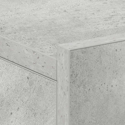 Floating Nightstands 2 pcs Concrete Grey 40x30x15 cm Engineered Wood