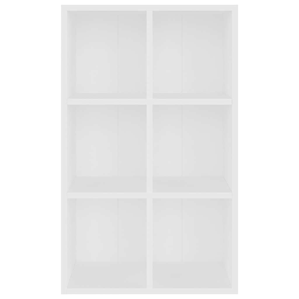 800342 vidaXL Book Cabinet/Sideboard White 66x30x98 cm Engineered Wood