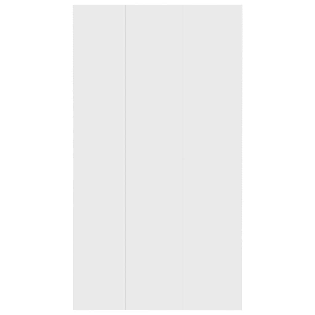 800342 vidaXL Book Cabinet/Sideboard White 66x30x98 cm Engineered Wood
