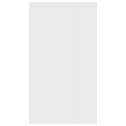 800342 vidaXL Book Cabinet/Sideboard White 66x30x98 cm Engineered Wood
