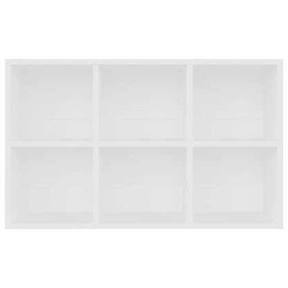 800342 vidaXL Book Cabinet/Sideboard White 66x30x98 cm Engineered Wood