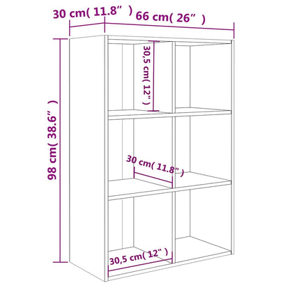 800342 vidaXL Book Cabinet/Sideboard White 66x30x98 cm Engineered Wood