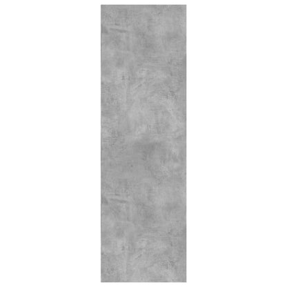800346 vidaXL Book Cabinet/Sideboard Concrete Grey 66x30x98 cm Engineered Wood