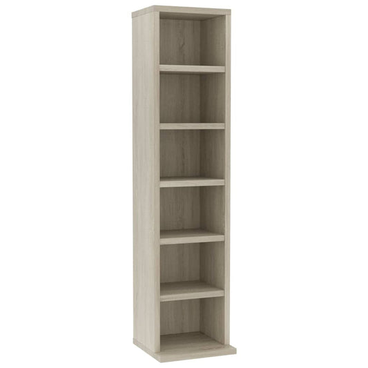 CD Cabinet Sonoma Oak 21x20x88 cm Engineered Wood