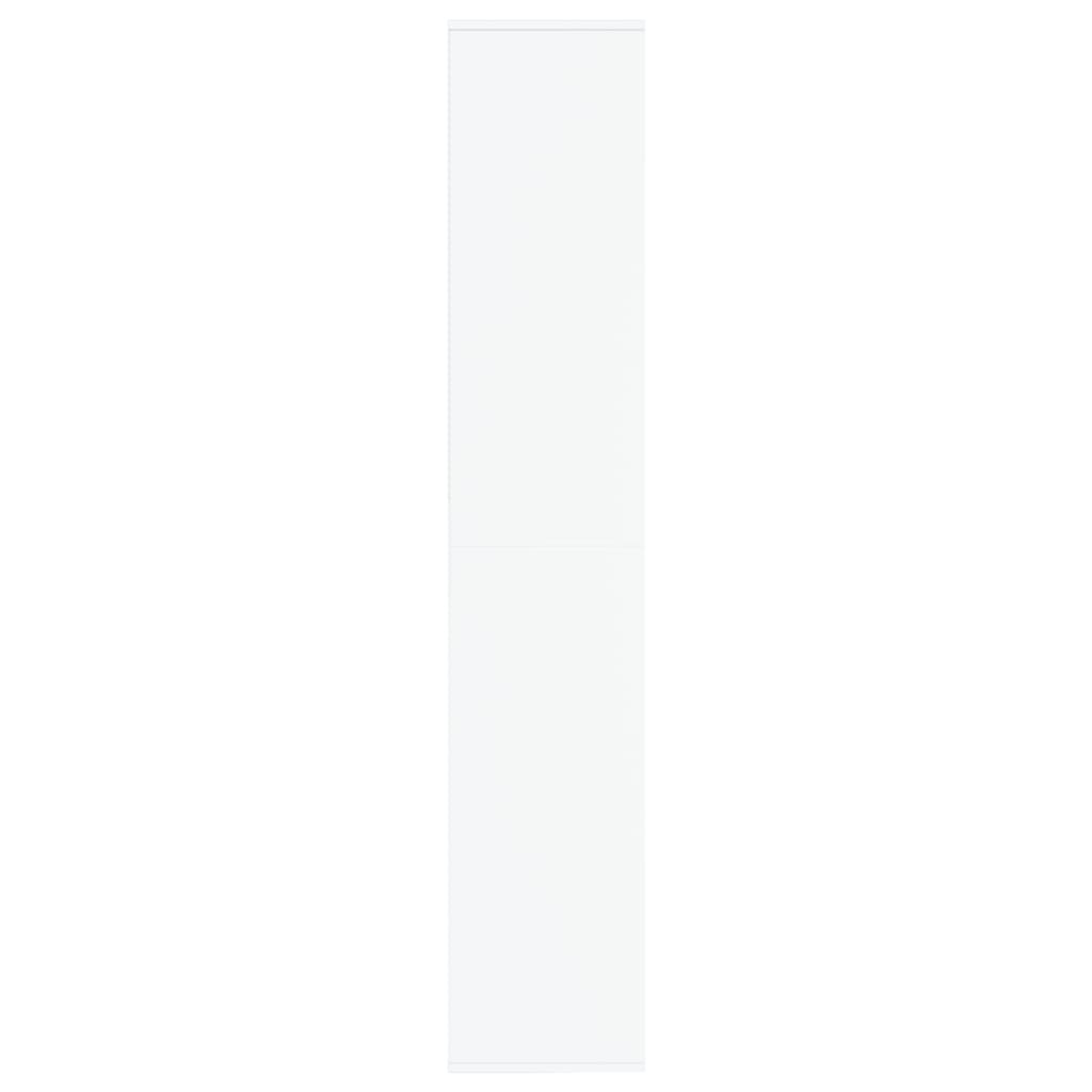Shoe Cabinet White 54x34x183 cm Engineered Wood