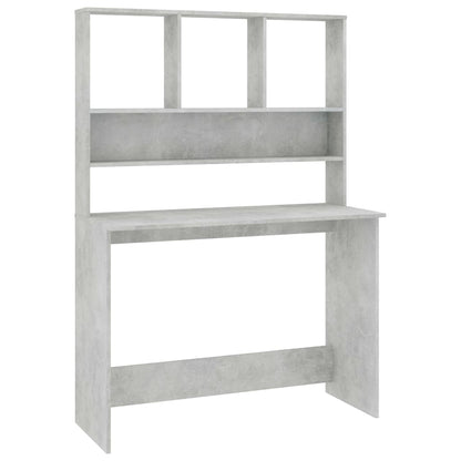 Desk | Concrete Grey | Engineered wood | Compact | Desk | Rectangular