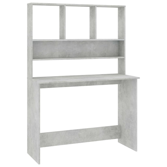 Desk | Concrete Grey | Engineered wood | Compact | Desk | Rectangular