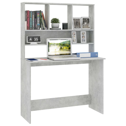 Desk | Concrete Grey | Engineered wood | Compact | Desk | Rectangular