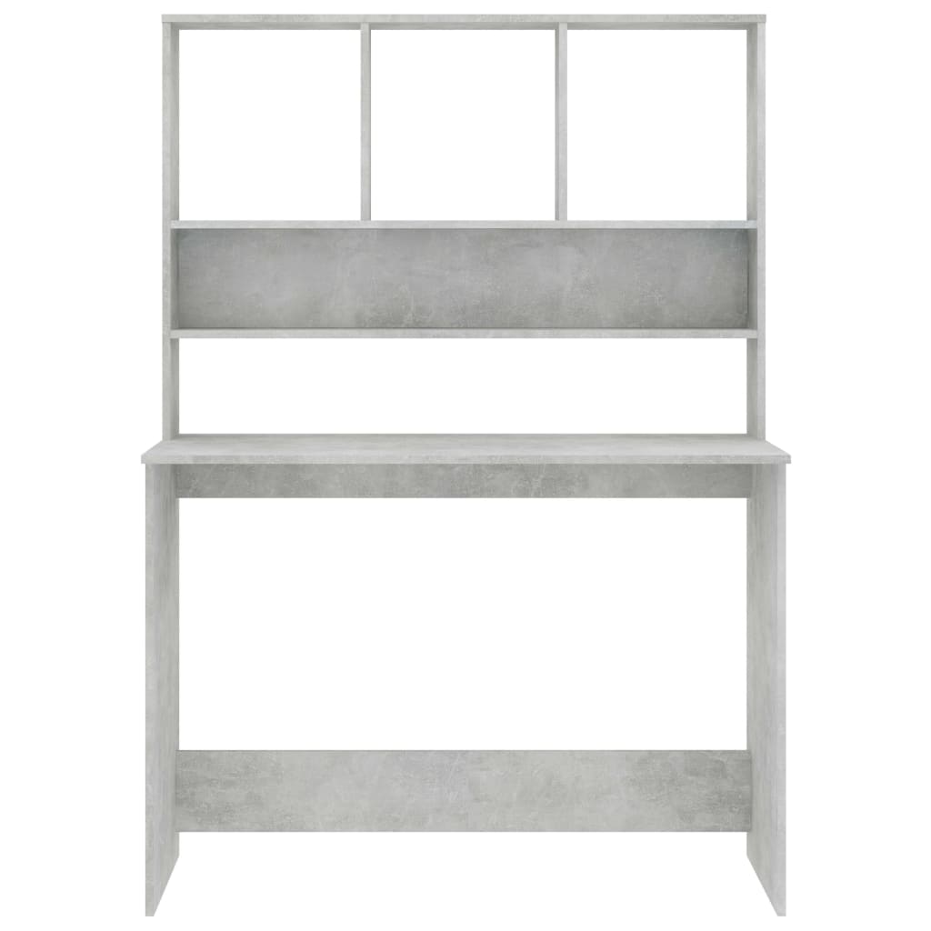 Desk | Concrete Grey | Engineered wood | Compact | Desk | Rectangular