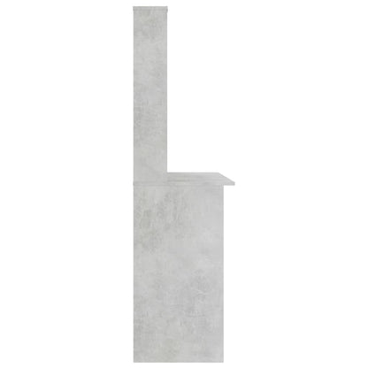 Desk | Concrete Grey | Engineered wood | Compact | Desk | Rectangular