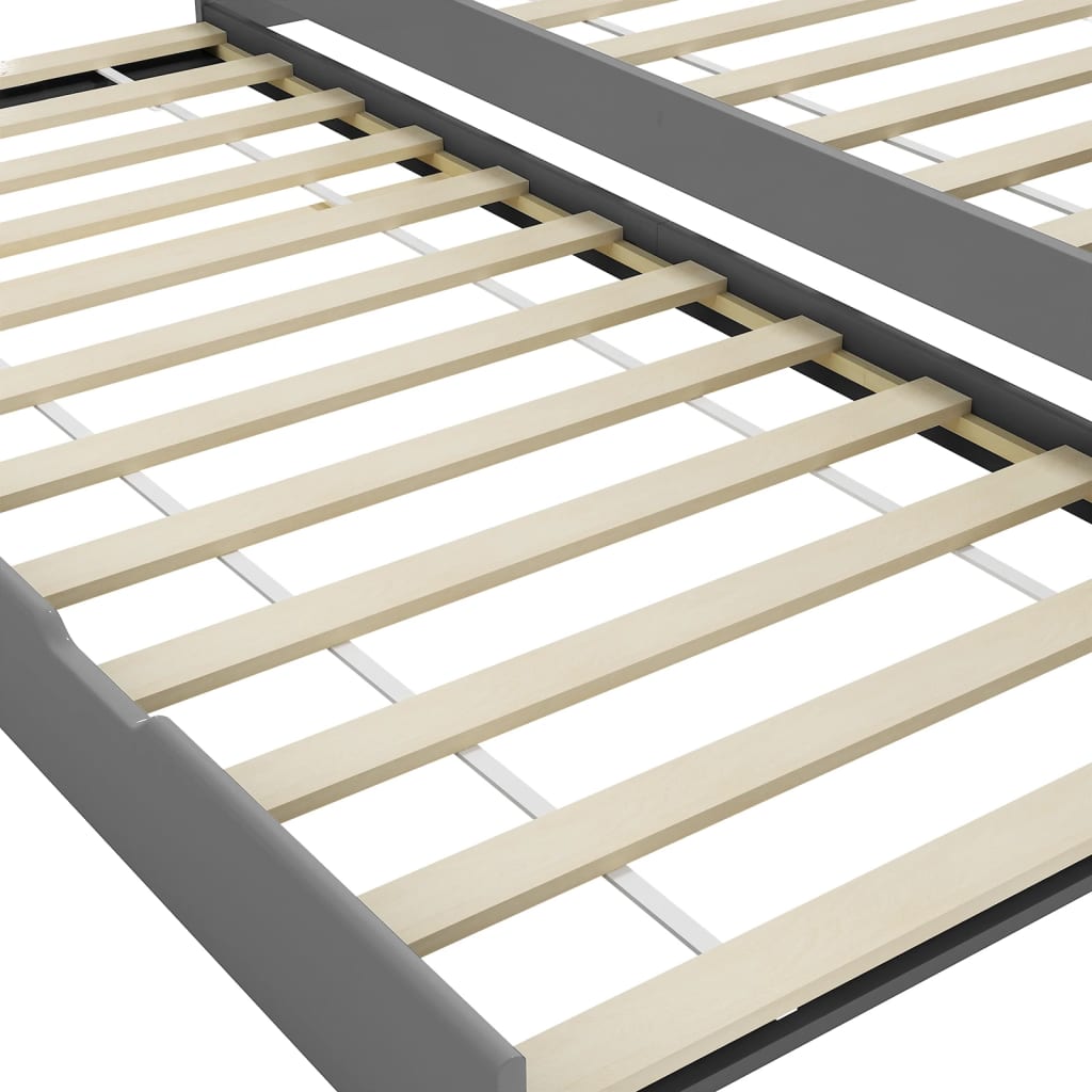 Sofa Bed Frame | Grey | Pine wood and plywood | 90x200 cm