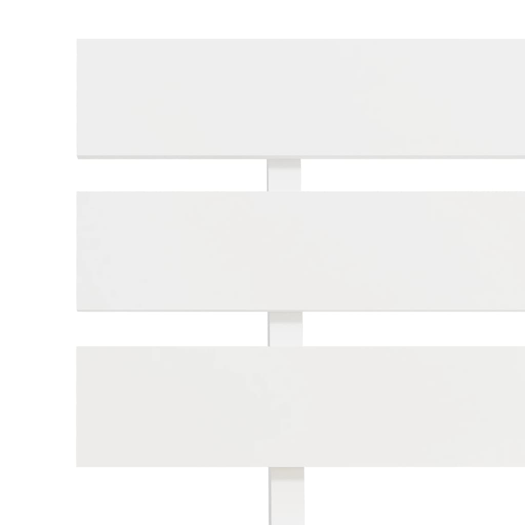 Bed Frame | White | Solid pine wood, plywood | Double | Modern
