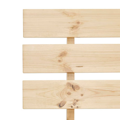 Bed Frame | Natural | Solid Pine Wood, Plywood | Single |  Durable