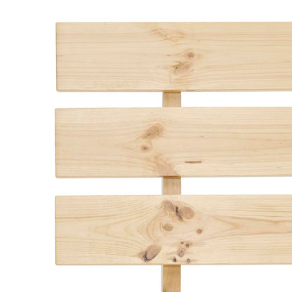 Bed Frame | Natural | Solid pine wood, Plywood | Double | Durable