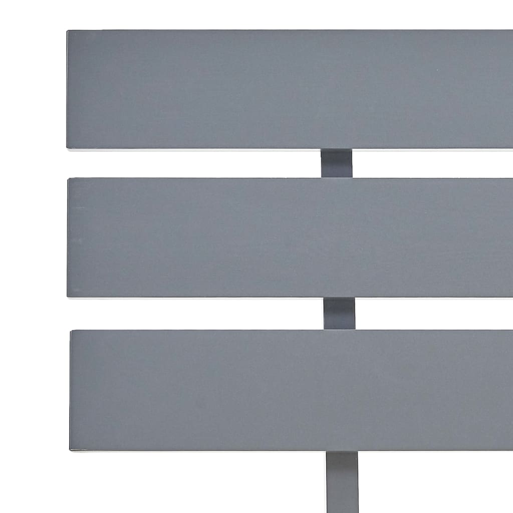Bed Frame | Grey | Solid Pine Wood | Double | Durable | Bed Frame