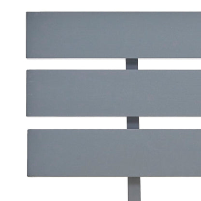 Bed Frame | Grey | Solid Pine Wood and Plywood | 160x200 cm | Durable