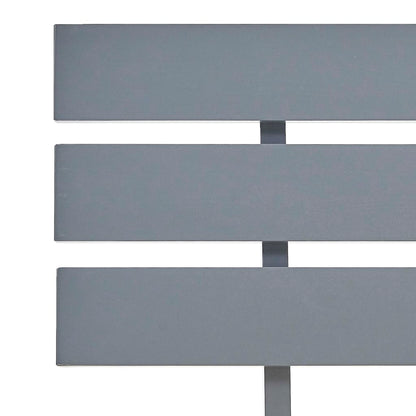 Bed Frame | Grey | Solid pine wood and plywood | Super King | Durable