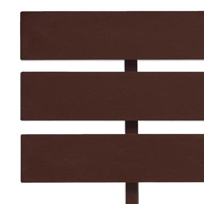 Bed Frame without Mattress Dark Brown 180x200 cm Solid Wood Pine