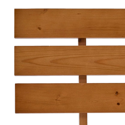 Bed Frame | Honey brown | Solid pine wood, plywood slats | Super King