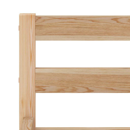 Bed Frame | Natural | Solid pine wood and plywood | Single | Durable