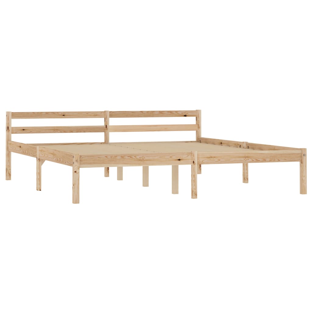 Bed Frame | Natural | Solid pine wood | Double |  Durable  | Bed Frame