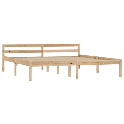 Bed Frame | Natural | Solid pine wood | Double |  Durable  | Bed Frame