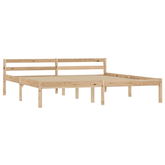 Bed Frame | Natural | Solid pine wood | Double |  Durable  | Bed Frame