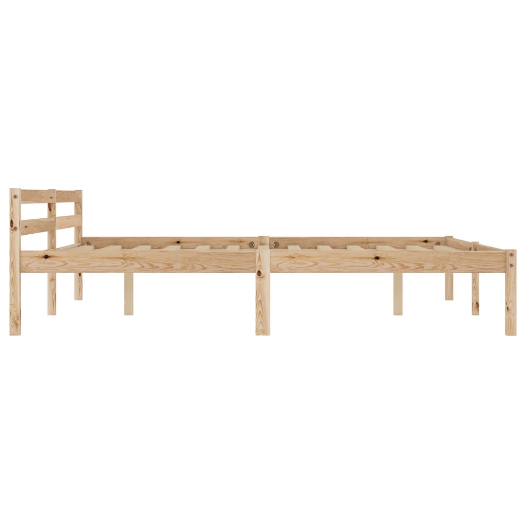 Bed Frame | Natural | Solid pine wood | Double |  Durable  | Bed Frame