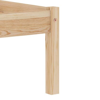Bed Frame | Natural | Solid pine wood | Double |  Durable  | Bed Frame