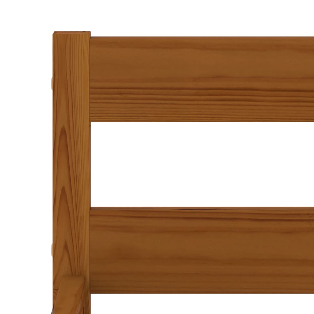 Bed Frame | Honey Brown | Solid pine wood, Plywood | Single | Durable