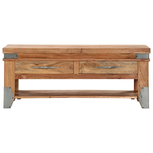 282751 vidaXL Coffee Table 110x52x45 cm Solid Acacia Wood
