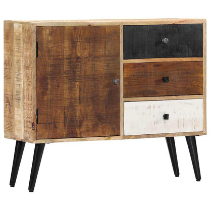 282876 vidaXL Sideboard 88x30x73 cm Solid Mango Wood
