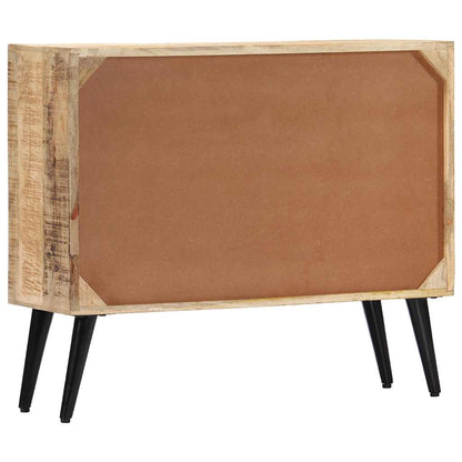 282876 vidaXL Sideboard 88x30x73 cm Solid Mango Wood