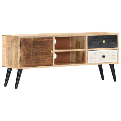 282878 vidaXL TV Cabinet 115x30x47 cm Solid Mango Wood