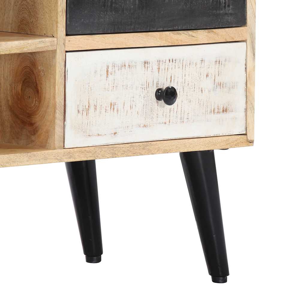 282878 vidaXL TV Cabinet 115x30x47 cm Solid Mango Wood