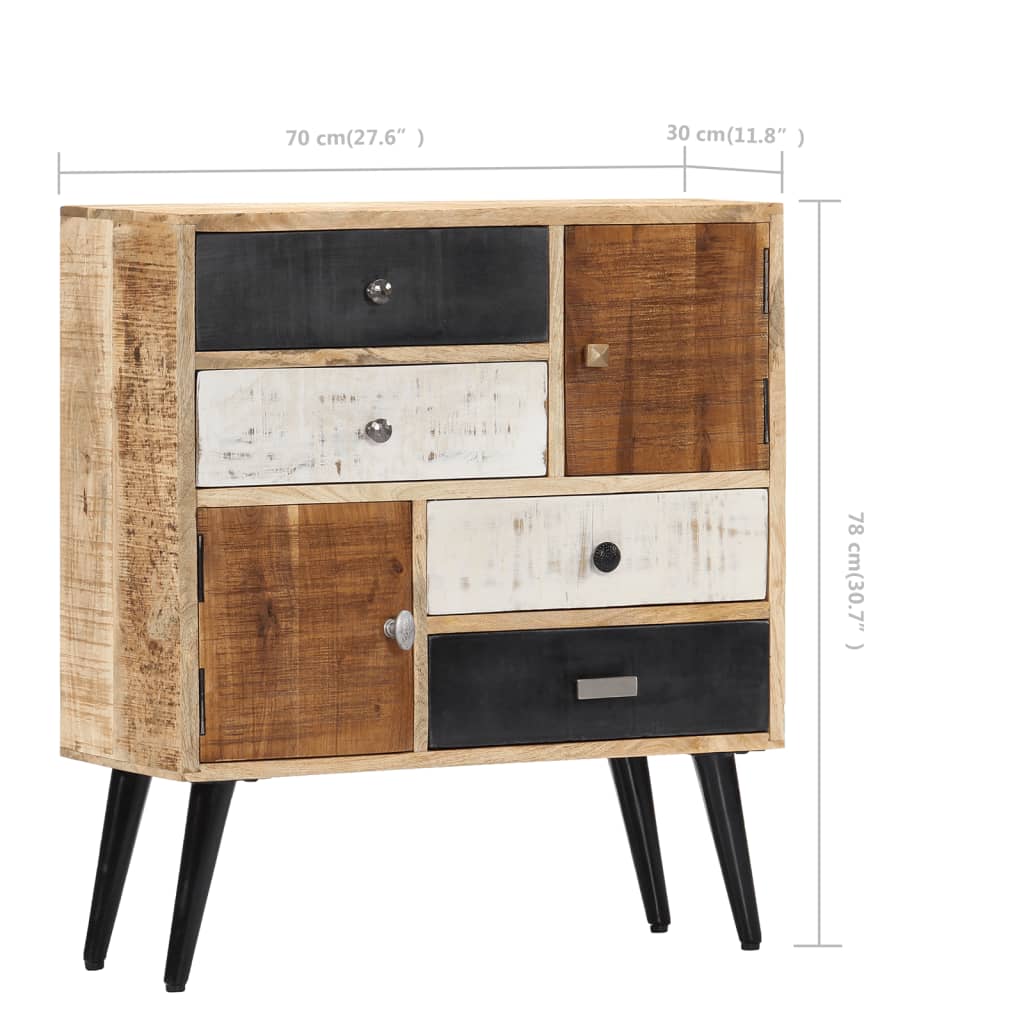 Sideboard | Natural Mango Wood | Solid Mango Wood | Medium | Sideboard