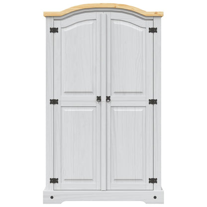 Wardrobe Mexican Pine Corona Range 2 Doors White