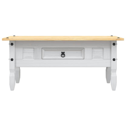 Coffee Table Mexican Pine Corona Range White 100x55x45 cm