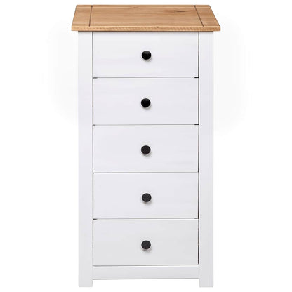 Sideboard White 46x40x89 cm Pine Panama Range