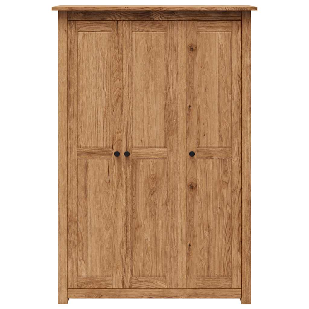 282661 vidaXL 3-Door Wardrobe 118x50x171,5 cm Pine Panama Range