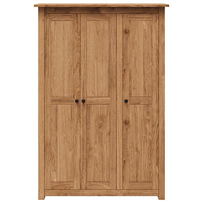 282661 vidaXL 3-Door Wardrobe 118x50x171,5 cm Pine Panama Range