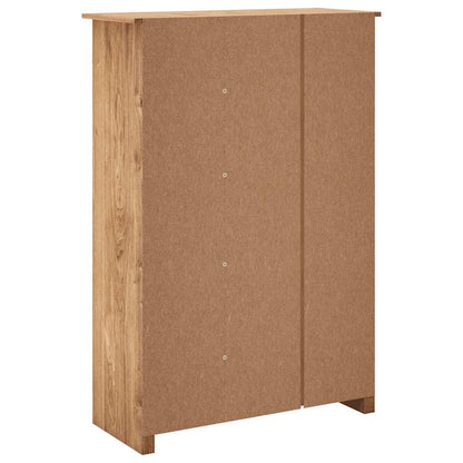 282661 vidaXL 3-Door Wardrobe 118x50x171,5 cm Pine Panama Range