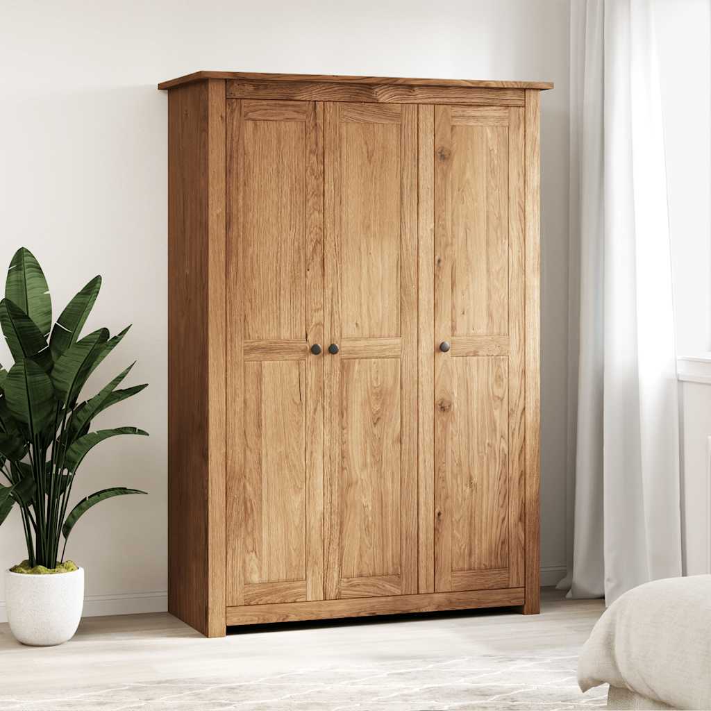 282661 vidaXL 3-Door Wardrobe 118x50x171,5 cm Pine Panama Range