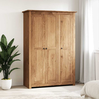 282661 vidaXL 3-Door Wardrobe 118x50x171,5 cm Pine Panama Range