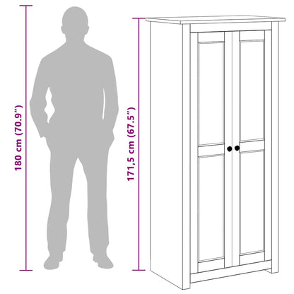 Wardrobe 80x50x171.5 cm Solid Pine Panama Range