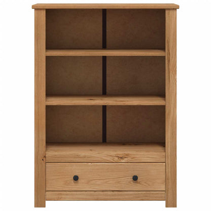 Bookcase 80x35x110 cm Solid Pine Wood Panama Range